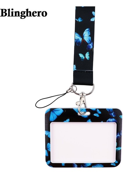 No.3 Tarzı CB072 Kelebek Yeni Moda Kimlik Rozeti Kılıf Ipi Banka Kredi Kartı Sahibinin Kimlik Kartı Tutucu Aksesuarları Okul Ofis Malzemeleri (Yurt Dışından) indirimleri