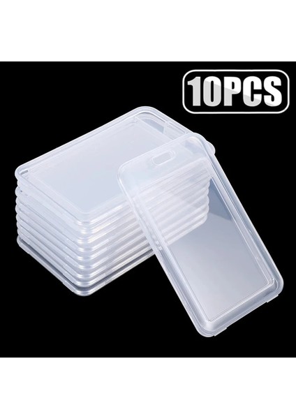 10 Adet Tarzı Su Geçirmez Şeffaf Kart Kapağı Sert Plastik Otobüs Kartı Tutucu Kılıf Ticari Kredi Kartları Banka Kimlik Kartı Kol Koruması (Yurt Dışından) modelleri