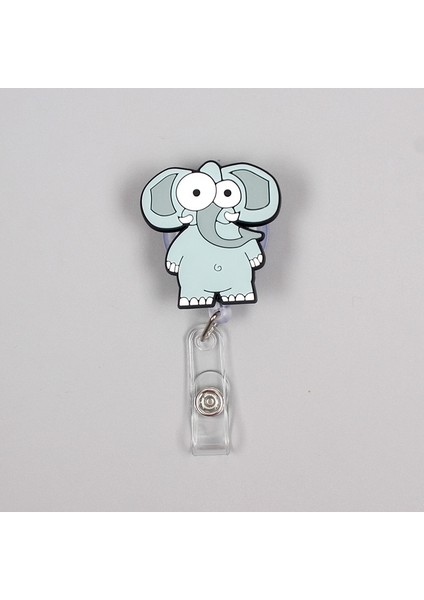 No.10 Tarzı Yaratıcı Mavi Fare Hayvan Geri Çekilebilir Plastik Rozet Tutucu Makara Sergi Kimliği Enfermera Boyname Kartı Hastane Ofisi Göğüs Kartı (Yurt Dışından)