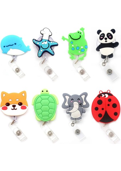 No.10 Tarzı Yaratıcı Mavi Fare Hayvan Geri Çekilebilir Plastik Rozet Tutucu Makara Sergi Kimliği Enfermera Boyname Kartı Hastane Ofisi Göğüs Kartı (Yurt Dışından) fiyatları