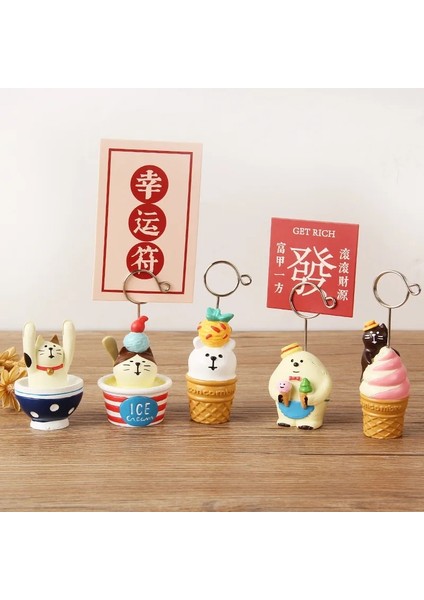 C-01 Stili Sevimli Karikatür Domuz Panda Kedi Kurbağa Şekli Fotoğraf Standı Memo Klip Kart Sahibinin Mesaj Not Tutucu Ofis Okul Ev Masası Süslemeleri (Yurt Dışından) indirimleri