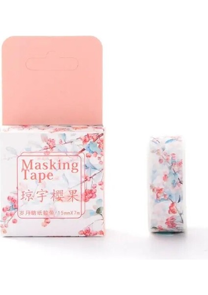 No.13 Tarzı Çiçek Düşer ve Darbe Dekoratif Washi Bant Dıy Scrapbooking Maskeleme Bandı Okul Ofis Tedarik Escolar Papelaria (Yurt Dışından)