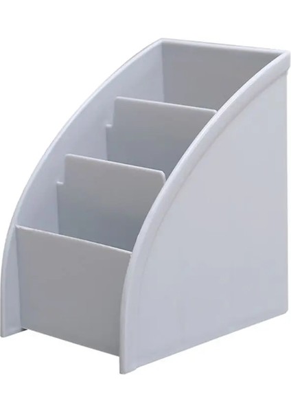 Gri Tarzı Ootdty 3 Izgara Uzaktan Kumanda Kutusu Kozmetik Masaüstü Saklama Kutusu Standı Tutucu Ev Ofis Kırtasiye Telefon Organizatör Kalemlik (Yurt Dışından)