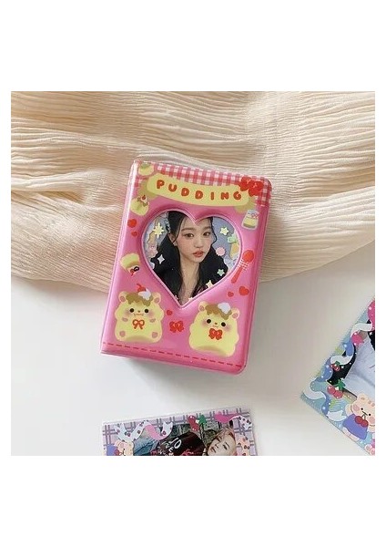 C Stili 40 Cepler 3 Inç Moto Albümü Kiraz Ayı Tavşan Kpop Kart Sahibinin Yıldız Resim Saklama Kutusu Pvc Fotoğraflı Tutucu Albümleri (Yurt Dışından)