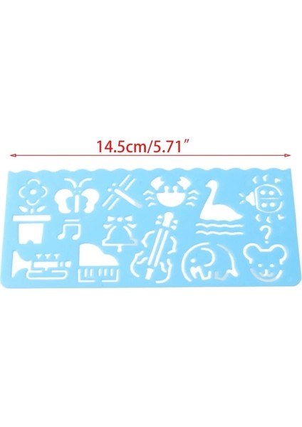 NO.4364 Tarzı K Rercles Geometrik Şablon Cetvel Şablon Çizim Ölçme Aracı Öğrenciler (Yurt Dışından) indirimleri