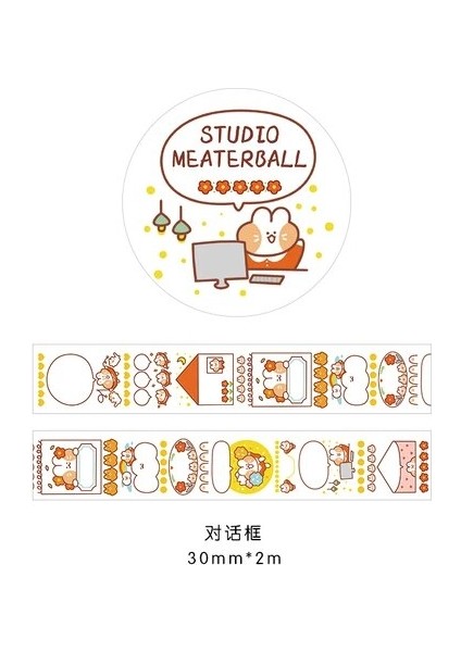 No.2 Tarzı Sevimli Kedi Aile Serisi Dergisi Washi Bant Dıy Scrapbooking Sticker Etiket Kawaii Pet Maskeleme Bandı Okul Ofis Tedarik (Yurt Dışından)