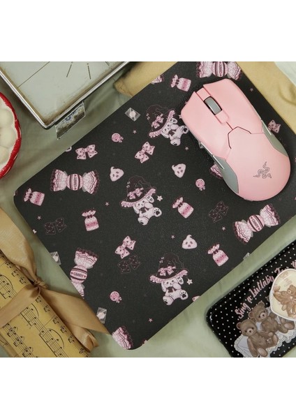 F Tarzı Kawaii Turuncu Kedi Ofis Bilgisayar Sümen Masa Klavye Mouse Pad Uyku Mavi Kedi Masası Kaymaz Mat Oyun Mousepad Mat (Yurt Dışından)