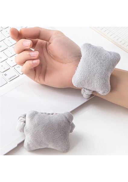 Pembe Tarzı Aşınma Önleyici El Dinlenme Peluş Mouse Pad Bilek Desteği Yastık Ofis Bilgisayar Oyun Klavye Fare Bilek Dinlenme Elastik Bilek Koruması (Yurt Dışından) fiyatları