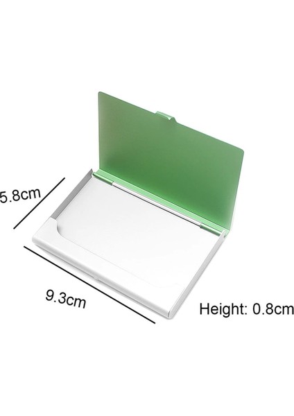 Siyah Stil Yaratıcı Kartvizitlik Alüminyum Alaşımlı Tutucu Metal Kutu Kapağı Kredi Renkli Erkek Kartvizitlik Kart Metal Cüzdan (Yurt Dışından) fırsatları