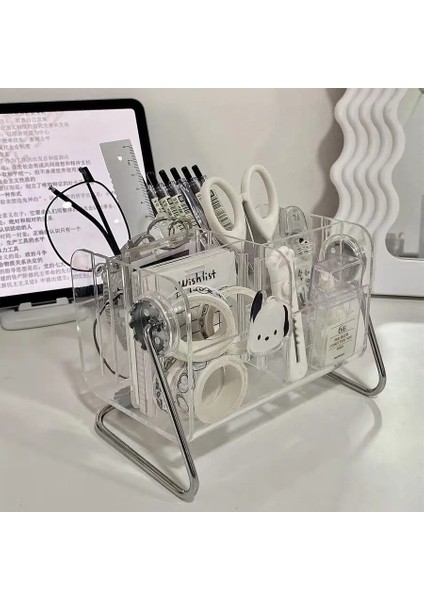 Bir Stil Mınkys Kawa Sıcak Kalemlik Makyaj Saklama Kutusu Masa Üstü Organiser Okul Ofis Kırtasiye (Yurt Dışından) modelleri