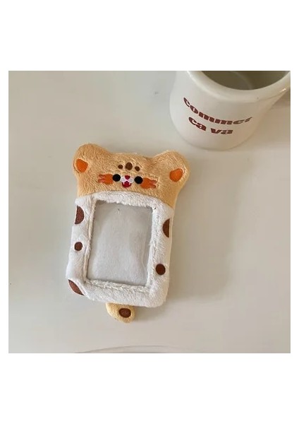 B1 Stili Yeni Kawaii Karikatür Hayvan Serisi Yumuşak Peluş 3 Inç Kpop Fotoğraflı Kart Tutucu Fotoğraf Kartı Tutucu Çanta Kolye Okul Kırtasiye (Yurt Dışından)