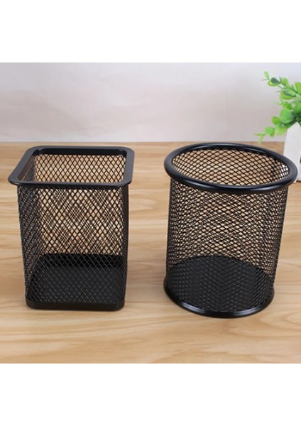 Siyah Stil Kalem Tutucu Ofis Masası Metal Örgü Kalem Standı Kalem Kırtasiye Organizatör Standı Depolama Kalem Fincan Masa Malzemeleri Kalemlik (Yurt Dışından) modelleri