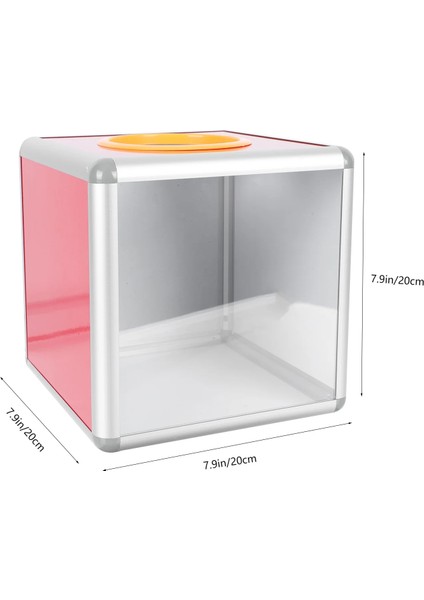 Kırmızı Stil Ev Ofis Okulu Için Pratik Dayanıklı Taşınabilir Şanslı Beraberlik Kutusu Oy Sandığı (Yurt Dışından) fırsatları