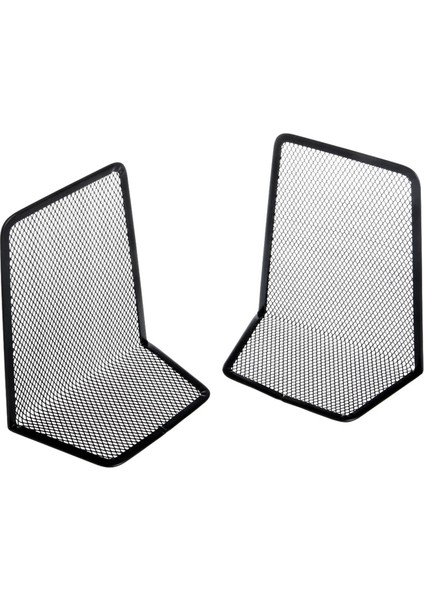 2022 Yeni 1 Çift Metal Örgü Masa Düzenleyici Masaüstü Ofis Ev Kitap Ayracı Kitap Tutucu Siyah (Yurt Dışından) fiyatları