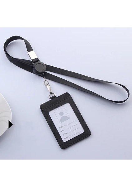 No.26 Tarzı Ofis Okulu Iş Sergi Malzemeleri Için Asılı Halat Banka Kimlik Kartı Sahibi ile Geri Çekilebilir Kordon Rozetleri Tutucu (Yurt Dışından)