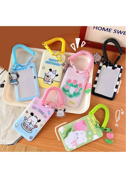 A14 Tarzı Ins Karikatür Kpop Fotoğraf Kartı Tutucu Sevimli Lale Idol Fotoğraf Kartı Tutucu Öğrenci Idbusbank Kart Kılıfı Kawaool Kırtasiye (Yurt Dışından) fiyatları