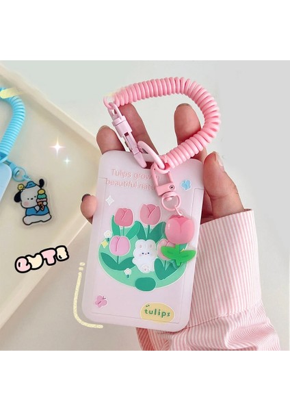 A14 Tarzı Ins Karikatür Kpop Fotoğraf Kartı Tutucu Sevimli Lale Idol Fotoğraf Kartı Tutucu Öğrenci Idbusbank Kart Kılıfı Kawaool Kırtasiye (Yurt Dışından) modelleri