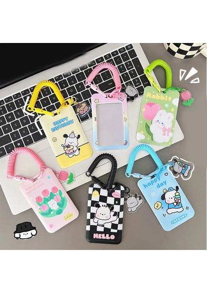 A14 Tarzı Ins Karikatür Kpop Fotoğraf Kartı Tutucu Sevimli Lale Idol Fotoğraf Kartı Tutucu Öğrenci Idbusbank Kart Kılıfı Kawaool Kırtasiye (Yurt Dışından) fırsatları