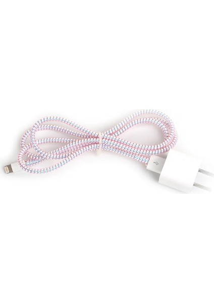 1.4m-F Tarzı 1.6 M USB Kablosu Koruyucu Şarj Organizatör Kol Kablo Koruma Tel Yönetimi Kablo Tutucu Bahar Veri Hattı Koruyucu Kılıf (Yurt Dışından) fırsatları