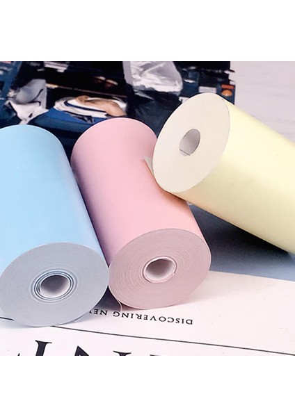 Pembe Tarzı Paperang P1 Pos Makinesi Için Yapışkanlı Termal Etiketler Etiket Fotoğraf Baskı Kağıdı (Yurt Dışından)