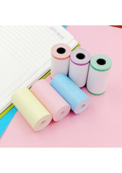 Pembe Tarzı Paperang P1 Pos Makinesi Için Yapışkanlı Termal Etiketler Etiket Fotoğraf Baskı Kağıdı (Yurt Dışından)