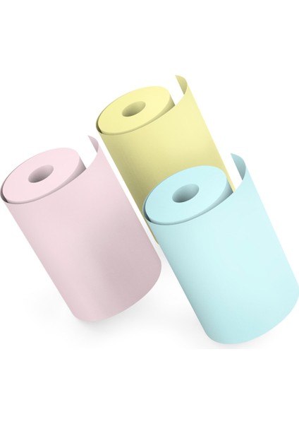 Pembe Tarzı Paperang P1 Pos Makinesi Için Yapışkanlı Termal Etiketler Etiket Fotoğraf Baskı Kağıdı (Yurt Dışından)