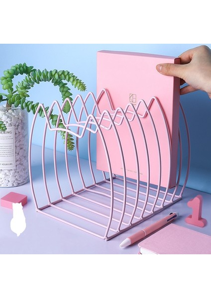 Mavi Stil Sharkbang Yaratıcı Kawaii Kedi Metal Kitap Dergisi Kitap Ayracı Kitap Standı Tutucu Kitaplık Masaüstü Depolama Organizatör Raf (Yurt Dışından) fiyatları