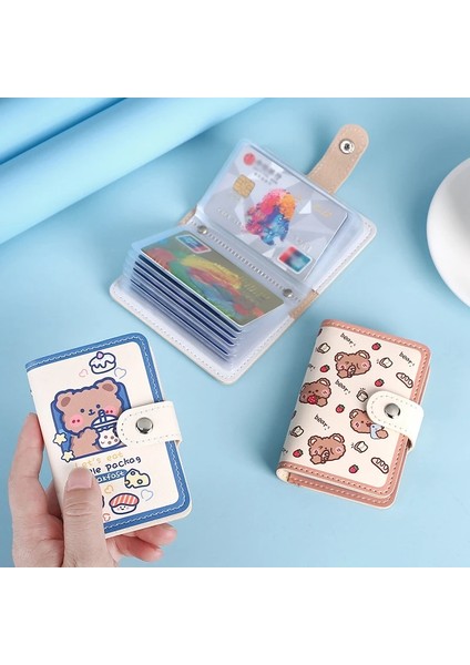 D Tarzı Sevimli Tavşan Ayı Kart Tutucu Kawaii Kredi Kartı Durumda Otobüs Kımlık Kartvizit Çantası Taşınabilir Cüzdan Kore Kırtasiye Ofis Malzemeleri (Yurt Dışından) fiyatları