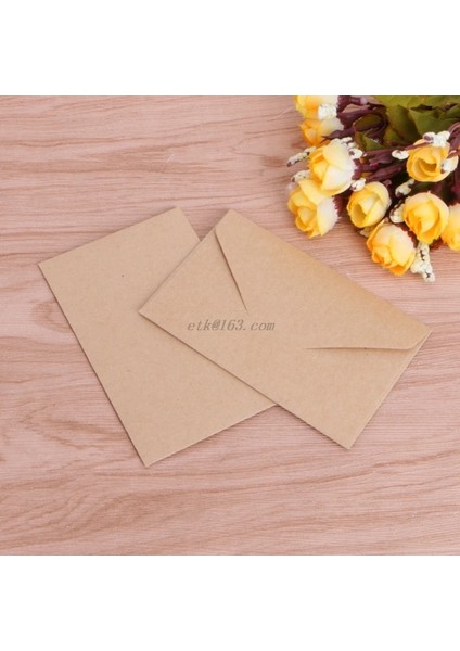 Kahverengi Tarzı Kart Scrapbooking Hediye Için Lot Craft Kağıt Zarflar Vintage Avrupa Tarzı Zarf (Yurt Dışından) indirimleri