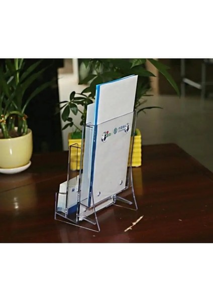 3 Izgara Şeffaf Akrilik Kartvizitlik Broşür Masa Standı Broşür Erkekler Banka Kredi Kartı Şeffaf Tutucu Ofis Ekranı (Yurt Dışından) fırsatları