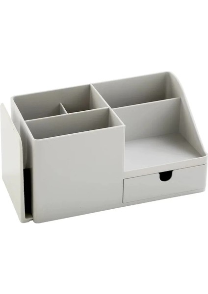 Gri Tarzı Sharkbang Abs Masa Ofis Organizatör Depolama Tutucu Masaüstü Kalem Kalem Çeşitli Eşyalar Rozet Kutusu Kırtasiye Ofis Okul Malzemeleri (Yurt Dışından)
