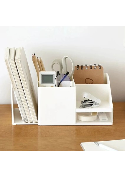 Gri Tarzı Sharkbang Abs Masa Ofis Organizatör Depolama Tutucu Masaüstü Kalem Kalem Çeşitli Eşyalar Rozet Kutusu Kırtasiye Ofis Okul Malzemeleri (Yurt Dışından) fiyatları
