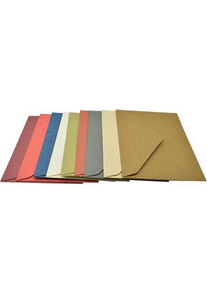 Açık Kahverengi Tarzı Olorful Zarflar Kağıt Retro Boş Kağıt Zarflar 16.2*11.4cm (Yurt Dışından)