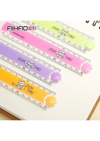 No.4 Stili Oeny 30 cm Yeni Sevimli Kawaii Çalışma Süresi Renkli Katlanır Cetvel Çok Fonksiyonlu Dıy Çizim Cetveller Çocuk Öğrenciler Ofis Okul Kırtasiye (Yurt Dışından) fırsatları