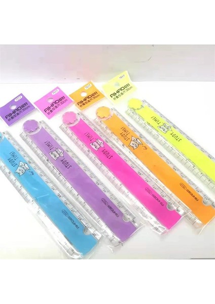 No.4 Stili Oeny 30 cm Yeni Sevimli Kawaii Çalışma Süresi Renkli Katlanır Cetvel Çok Fonksiyonlu Dıy Çizim Cetveller Çocuk Öğrenciler Ofis Okul Kırtasiye (Yurt Dışından) indirimleri