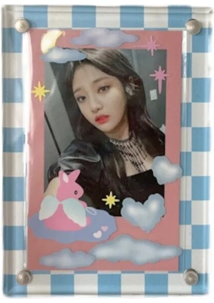 Kahverengi Tarzı Sharkbang 3 "akrilik Fotoğraf Çerçevesi Satranç Tahtası Polaroid Kartları Ekran Manyetik Masaüstü Dekorasyon Kart Sahibinin Malzemeleri (Yurt Dışından) modelleri