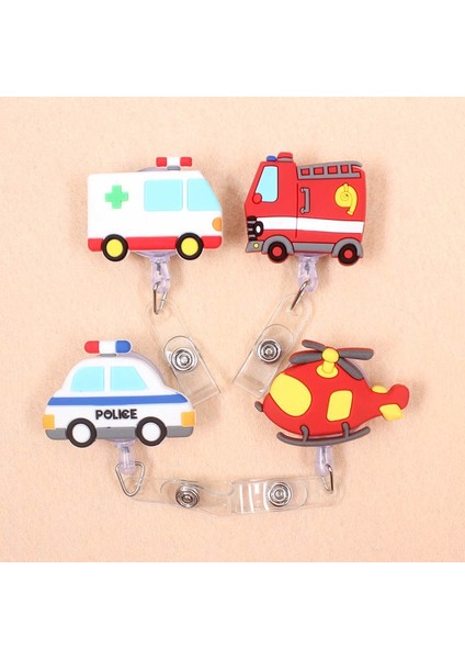 No.21 Tarzı Sevimli Ambulans Itfaiye Aracı Geri Çekilebilir Rozet Makarası Öğrenci Hemşire Doktorlar Sergi Kımlığı Adı Kartı Rozeti Tutucu Ofis Malzemeleri (Yurt Dışından) modelleri