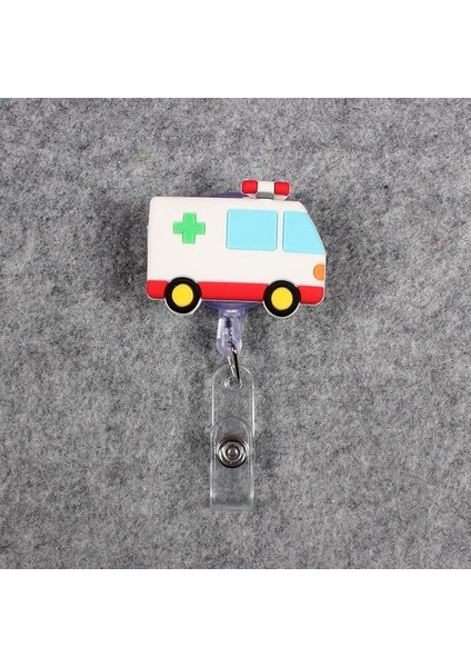 No.21 Tarzı Sevimli Ambulans Itfaiye Aracı Geri Çekilebilir Rozet Makarası Öğrenci Hemşire Doktorlar Sergi Kımlığı Adı Kartı Rozeti Tutucu Ofis Malzemeleri (Yurt Dışından) indirimleri
