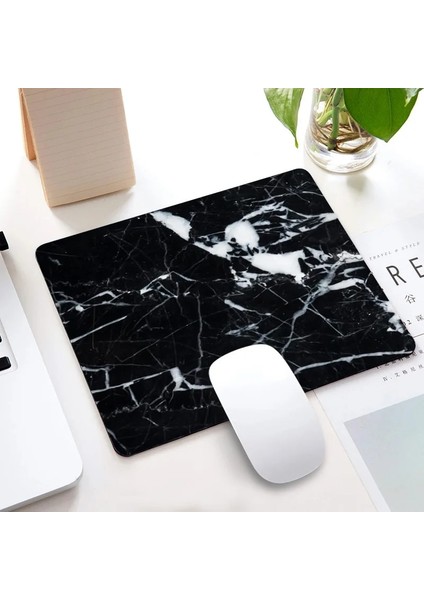 A-220X180X3MM Stili Mermer Iskandinav Tarzı Küçük Mouse Pad Bilgisayar Dizüstü Mouse Pad Dikdörtgen Kaymaz Kauçuk Taban Masa Örtüsü Masa Mat Masa Aksesuarları (Yurt Dışından) fırsatları