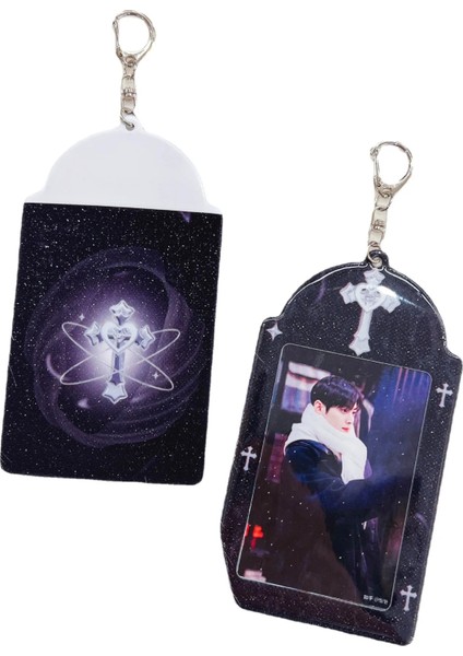 Beyaz Stil Mavi Siyah Pembe Fotocard Tutucu Anahtarlık Kpop Idol Fotoğraf Kol Kart Sahibinin Koruyucu Aşk Kartı Kol Kore Okul Kırtasiye (Yurt Dışından) fırsatları