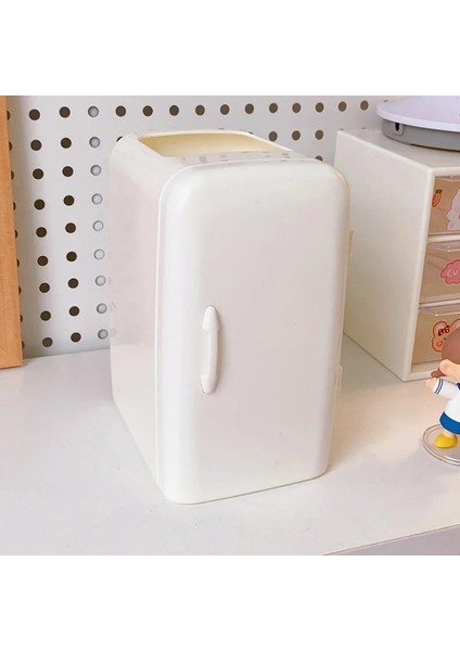 Beyaz Stil Yeni Masa Düzenleyici Buzdolabı Kalem Organizatör Büyük Kapasiteli Masa Üstü Organiser Kawaii Depolama Rafı Sevimli Masa Aksesuarları Etiket (Yurt Dışından)