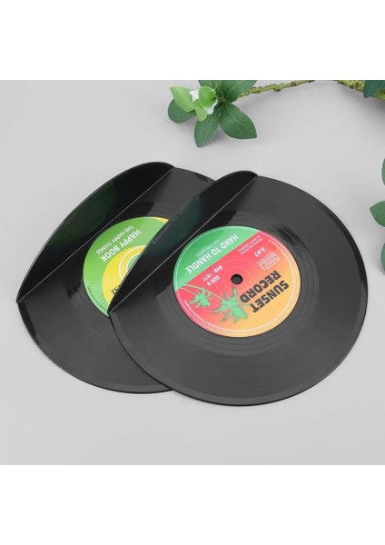 Siyah Stil Reative Vinil Kayıt Şekilli Kitap Rafları Sahipleri Okul Ofis Hediyeleri (Yurt Dışından) fırsatları