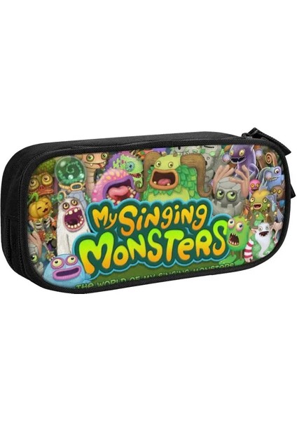 No.7 Tarzı Kawaii Benim Şarkı Söyleyen Canavarlar Kız Erkek Için Kalem Kutusu Büyük Kapasiteli Kalem Kılıfı Kırtasiye (Yurt Dışından)