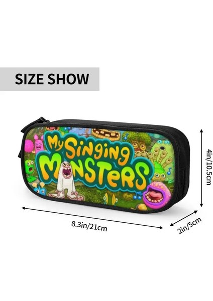 No.7 Tarzı Kawaii Benim Şarkı Söyleyen Canavarlar Kız Erkek Için Kalem Kutusu Büyük Kapasiteli Kalem Kılıfı Kırtasiye (Yurt Dışından) indirimleri