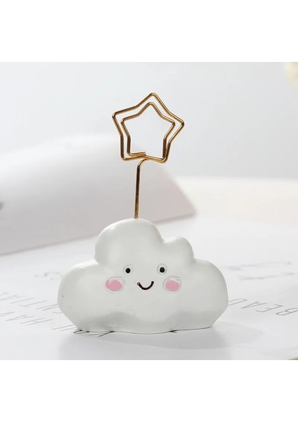 B-03 Stili 1 Adet Reçine Kawaii Kaktüs Bitkiler Fotoğraf Klip Not Klip Mesaj Klip Kartvizit Klip Masaüstü Dekoratif Küçük Süsler (Yurt Dışından)