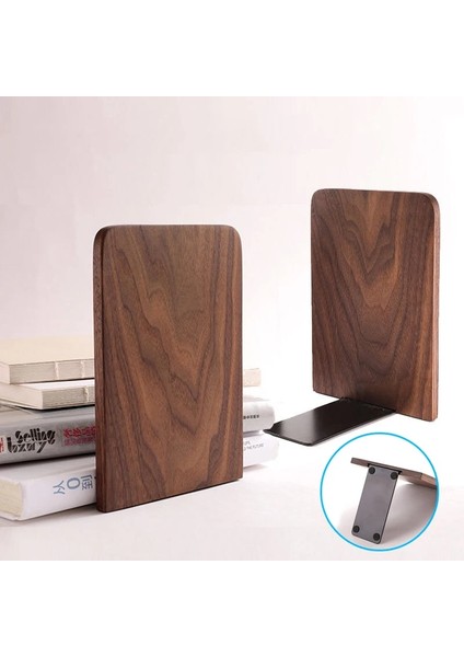 No.9 Stili Doğa Ahşap Masaüstü Kitap Ayracı Kitap Organizatör Ofis Masaüstü Ev Kitap Ayracı Kitap Uçları Standı Tutucu Raf Kitaplık (Yurt Dışından) fiyatları