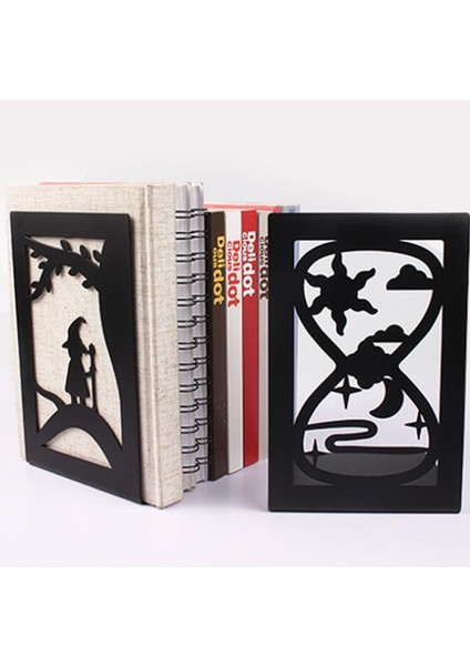 Bir Stil Hollow-Out Metal Kitap Ayracı Kum Saati Tasarımı Ev Ofis Için Metal Kitap Ayracı Dekoratif Kitap Tıpaları Kitap Tutucular (Yurt Dışından) modelleri