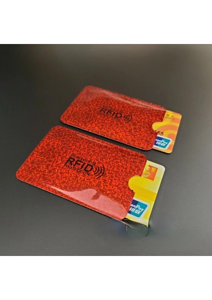 C 10 Adet Tarzı Anti Rfid Cüzdan Engelleme Okuyucu Kilidi Banka Kartı Tutacağı Kimlik Banka Kartı Kılıf Koruma Metal Kredi Kartı Tutacağı Alüminyum (Yurt Dışından)