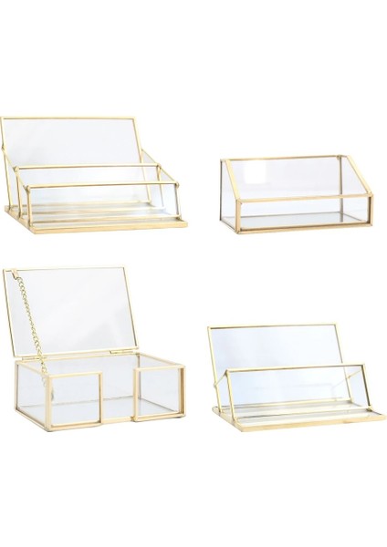 11X7X6.5CM Tarzı Masa Raf Kutusu Depolama Ekran Standı Akrilik Plastik Temizle Masaüstü Kartvizitlik Organizatörler Ev Ofis Için Kılıf (Yurt Dışından) fiyatları