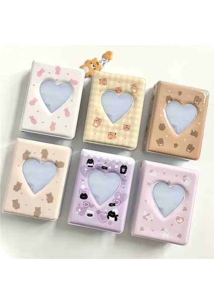 E5 Tarzı Sevimli Karikatür Ayı Fotoğraf Albümü 3 Iotocard Tutucu Kpop Idols Kartları Kitap Toplama 40 Cepler Mini Instax Fotoğraf Fotoğraf Albümü (Yurt Dışından) fiyatları